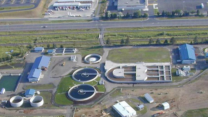 active waste water treatment plant